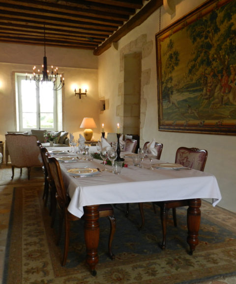 Salle à manger du château d'Allogny