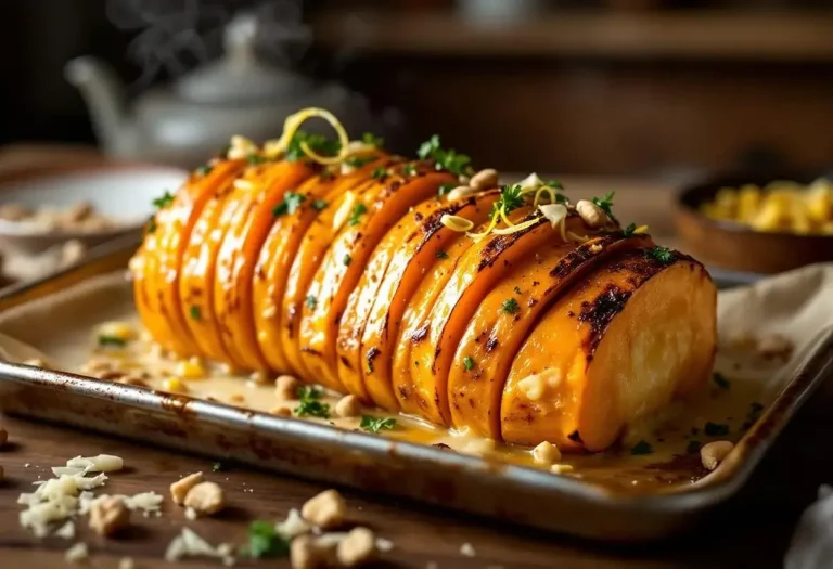 Attention : cette courge butternut tranchée comme un rôti et gratinée au four va sublimer votre automne