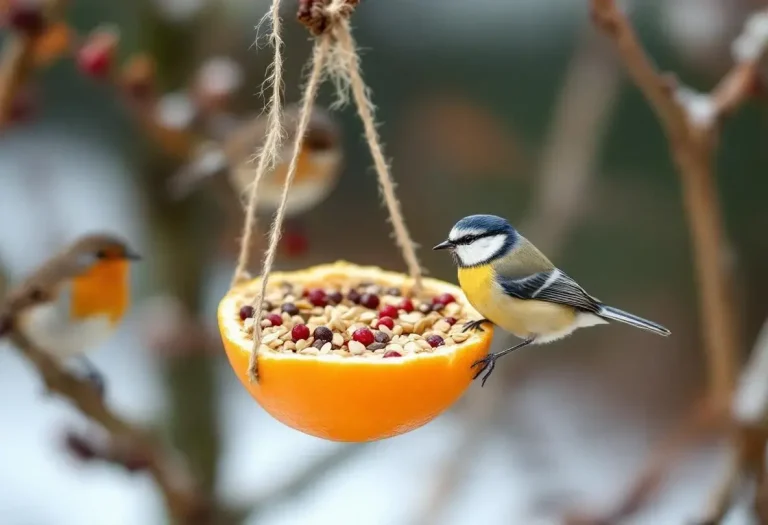Cet agrume que vous jetez chaque matin peut devenir un refuge précieux pour les oiseaux du jardin cet hiver