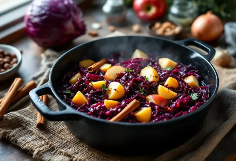 Chou rouge, pommes et épices : la préparation réconfort qui rend les légumes d’hiver ultra gourmands et fondants à souhait