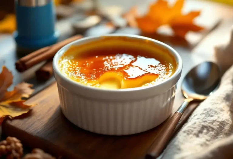Crème brûlée d’automne : l’astuce secrète des chefs pour une croûte parfaite à tous les coups