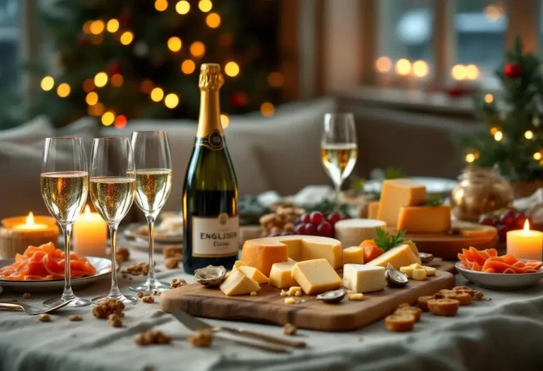 Devra-t-on trinquer au mousseux anglais et au fromage américain à Noël ?