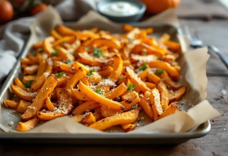 Frites de courge butternut au parmesan : l’astuce gourmande (et saine) qui va remplacer vos frites d’automne
