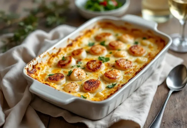 Gratin poireaux–Saint-Jacques : « si simple à faire, mais digne d’un vrai repas de fête »