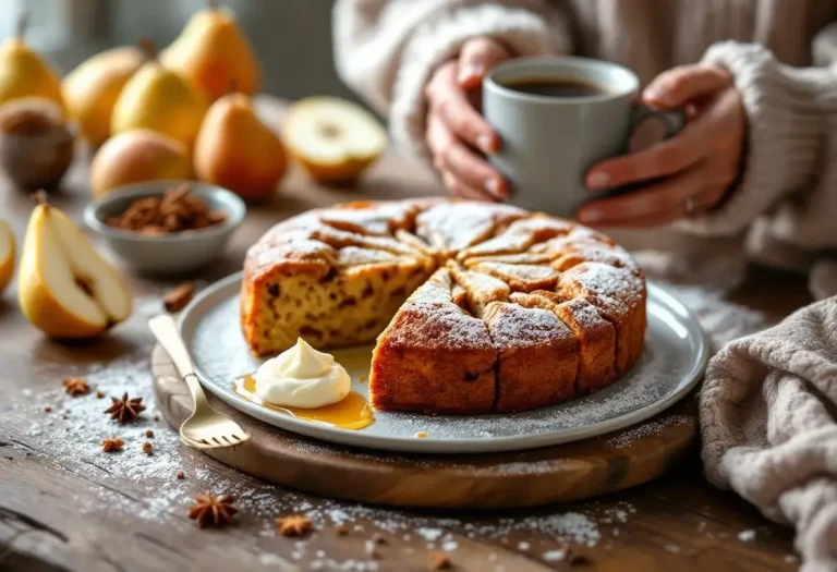 « Moelleux, parfumé et fondant à cœur » : le gâteau poires et pain d’épices que je refais dès que l’hiver pointe