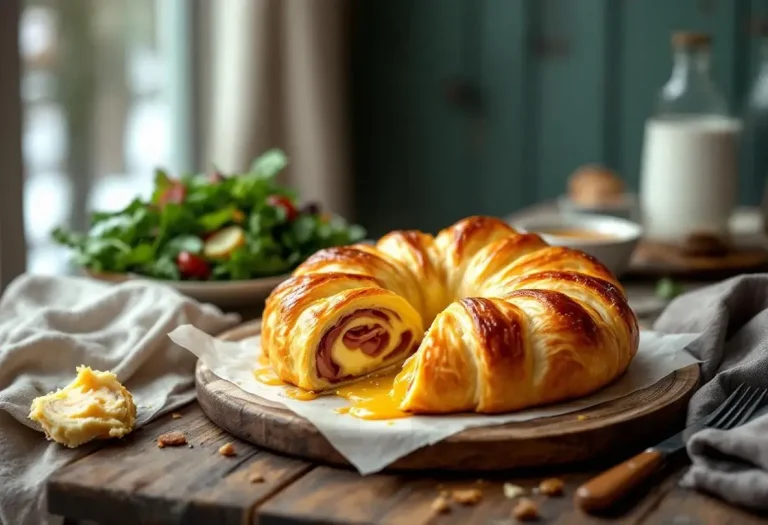 Mon feuilleté camembert–jambon–oignons : la recette “riche mais tellement gourmande” que tout le monde me réclame