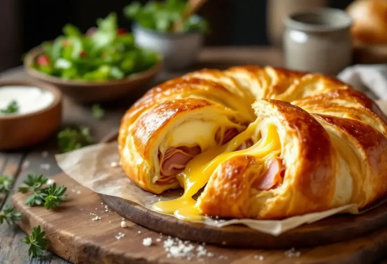 Mon feuilleté camembert–jambon–oignons : la recette “riche mais tellement irrésistible” que tout le monde me redemande sans cesse