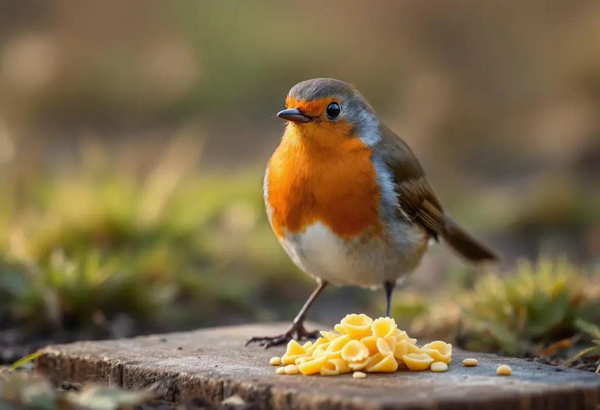 Rouges-gorges au jardin : ce soir, mettez dehors cet aliment de base à 3 centimes, que la plupart des jardiniers oublient