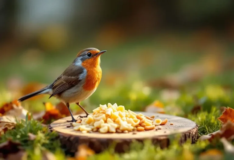Rouges-gorges au jardin : ce soir, sortez dehors cet aliment de base à 3 centimes, que la plupart des jardiniers oublient