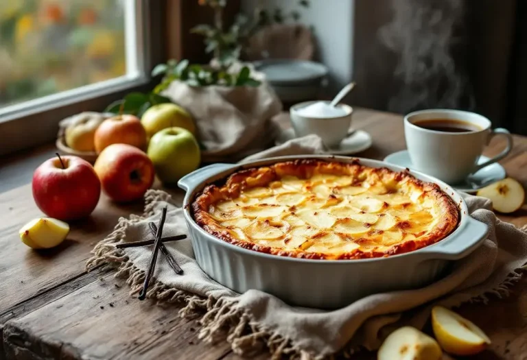 Un clafoutis tout tendre aux pommes, poires et vanille : la recette ultra moelleuse qui transforme l’automne en douce parenthèse