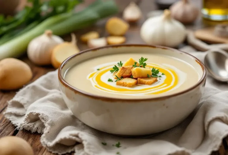 Une de mes soupes préférées : un velouté blanc ultra fondant, plein de goût et bon pour la santé Une de mes soupes préférées : un velouté blanc ultra fondant, plein de goût et bon pour la santé