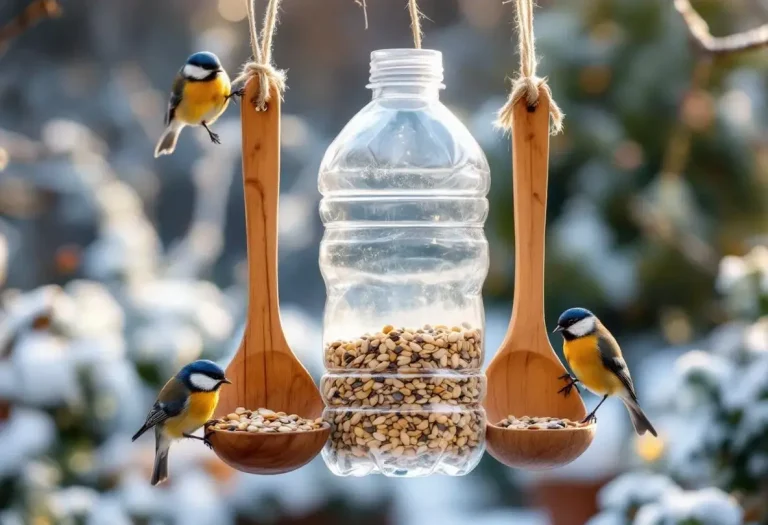 Voici comment une simple bouteille plastique devient une mangeoire parfaite pour les oiseaux