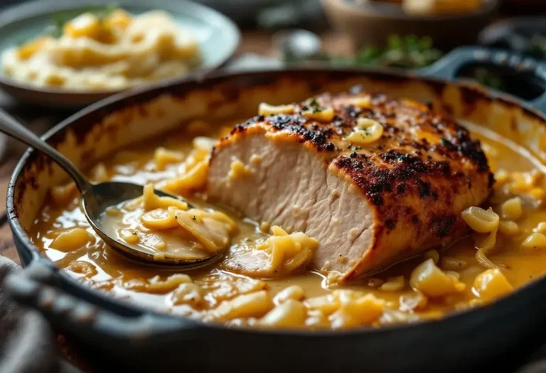 Ce rôti de porc cuit au lait est si fondant qu’il se coupe à la cuillère