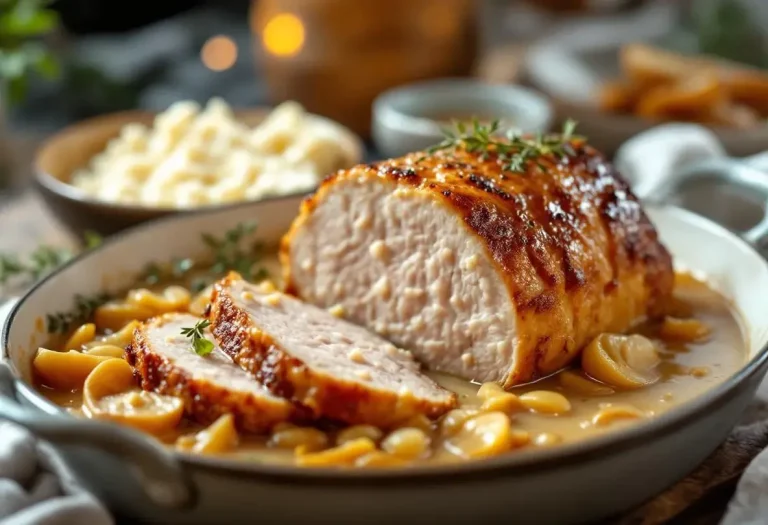 Ce rôti de porc cuit au lait est si fondant qu’on le coupe à la cuillère