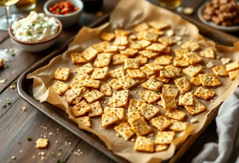 Crackers maison fromage-sésame prêts en 20 minutes : la recette que tout le monde me réclame à l'apéro