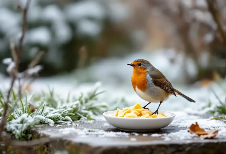 En hiver, protégez les rouges-gorges du jardin avec cet ingrédient de cuisine à 41 centimes : un geste simple mais vital