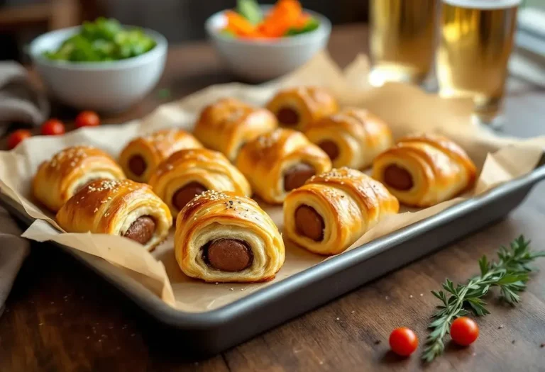 Feuilletés aux knackis bien dorés : la recette apéro ultra facile