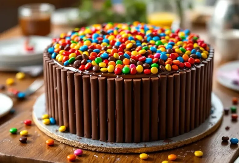 Gâteau KitKat au chocolat et ganache noire : le dessert festif facile à préparer