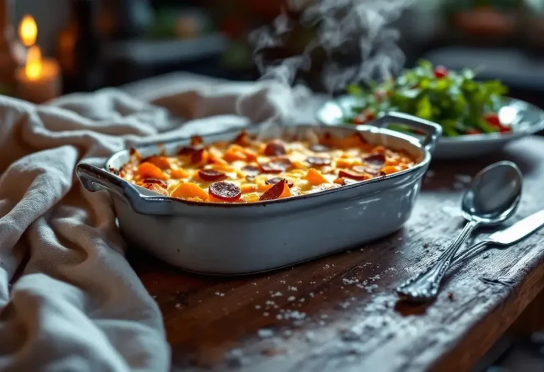 « Je ne sais plus quoi préparer le soir en rentrant du froid » : le gratin chorizo-patate douce qui réconforte toujours les soirs d'hiver sans inspi