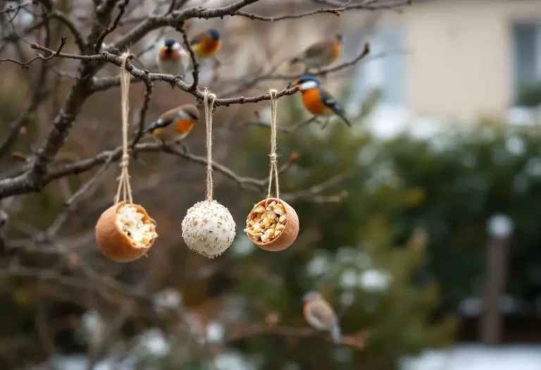 Ne jetez plus ces restes de fêtes : ce bricolage anti-gaspillage régale les oiseaux du jardin tout l’hiver