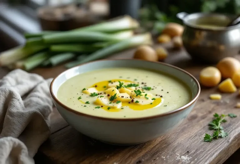 Soupe poireaux-pommes de terre : la version légère façon Bernard Loiseau à tester dès ce soir