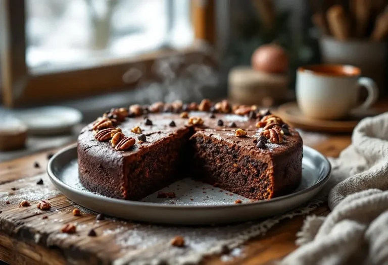 « Un nuage de douceur » : le gâteau courge-chocolat ultra fondant que je prépare chaque hiver pour réchauffer la maison