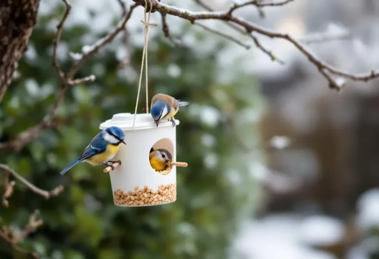 Arrêtez de jeter ce petit pot en plastique : il devient la mangeoire préférée des oiseaux cet hiver Arrêtez de jeter ce petit pot en plastique : il devient la mangeoire préférée des oiseaux cet hiver