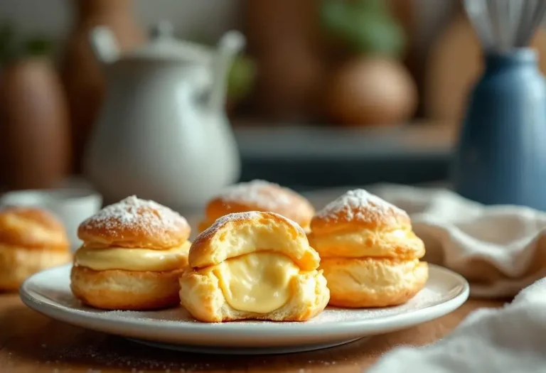 Ces choux à la crème pâtissière sont une tuerie : coques super légères, crème vanille ultra lisse