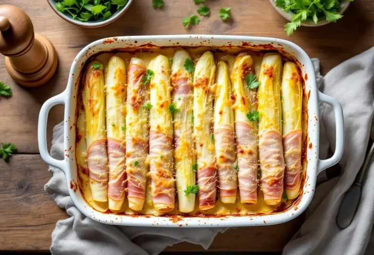 « Ma recette légère d’endives au jambon gratinées » : un plat simple, fondant et réconfortant « Ma recette légère d’endives au jambon gratinées » : un plat simple, fondant et réconfortant