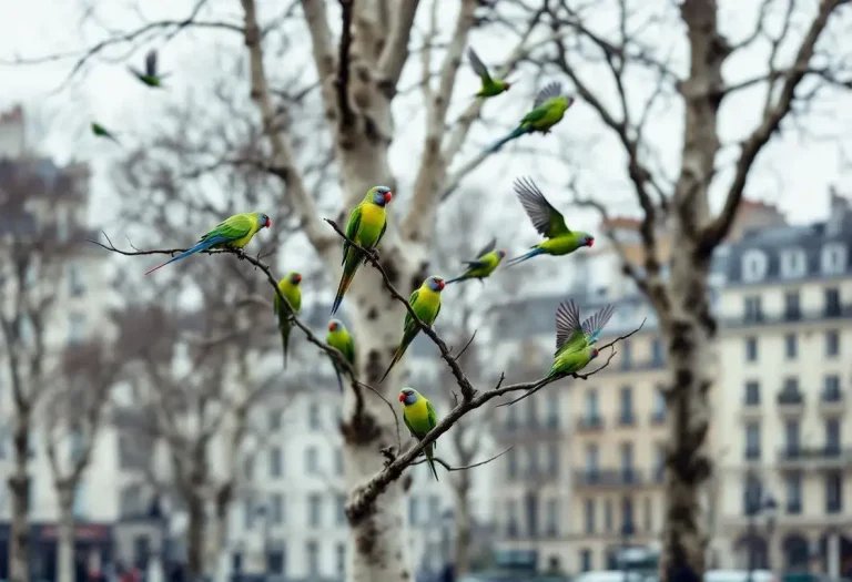 Perruches vertes : comment ces oiseaux exotiques ont envahi Paris et toute l'Île-de-France ?