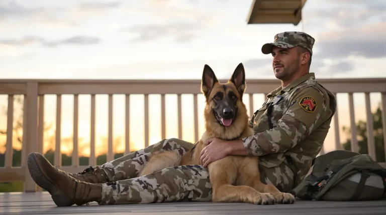 Pour ne pas être séparé du Malinois qui l’accompagnait en mission, ce maître-chien l’adopte et lui offre une retraite bien méritée Pour ne pas être séparé du Malinois qui l’accompagnait en mission, ce maître-chien l’adopte et lui offre une retraite bien méritée