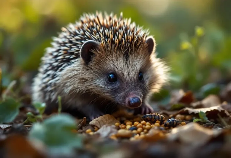 Que mange un hérisson : découvrez son alimentation naturelle que mange un hérisson